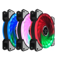 CRLS-300DS 3pcs argb fan kit with controller,2pcs LED strips,size:120*120*25mm,Voltage:12V,Current:0.2A-0.41A,Speed:700-1800RPM±10%,Airflow: 30.4-55.3CFM,Airpressure:1.02-1.52mmh20,Noise:12.2-18.5dBa,Bearing :Hydraulic (871608) {30}