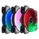 CRLS-300DS 3pcs argb fan kit with controller,2pcs LED strips,size:120*120*25mm,Voltage:12V,Current:0.2A-0.41A,Speed:700-1800RPM±10%,Airflow: 30.4-55.3CFM,Airpressure:1.02-1.52mmh20,Noise:12.2-18.5dBa,Bearing :Hydraulic (871608) {30}