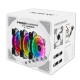 CRLS-300DS 3pcs argb fan kit with controller,2pcs LED strips,size:120*120*25mm,Voltage:12V,Current:0.2A-0.41A,Speed:700-1800RPM±10%,Airflow: 30.4-55.3CFM,Airpressure:1.02-1.52mmh20,Noise:12.2-18.5dBa,Bearing :Hydraulic (871608) {30}