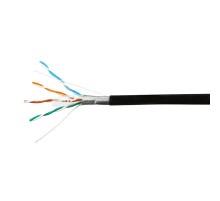 Кабель SkyNet Кабель SkyNet CSP-FTP-4-CU-OUT Premium FTP outdoor 4x2x0,51, медный, FLUKE TEST, кат.5e, однож., 305 м, box, черный (207315)