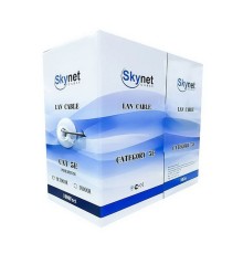 Кабель SkyNet Кабель SkyNet CSL-FTP-4-CU Light FTP indoor 4x2x0,46, медный, FLUKE TEST, кат.5e, однож., 305 м, box, серый (207247)