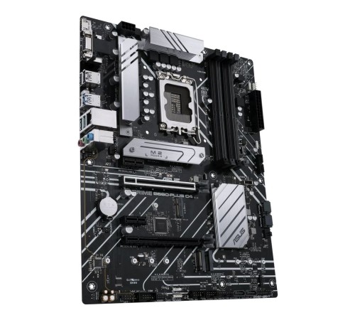 Материнская плата ASUS PRIME B660-PLUS D4, LGA1700, B660, 4*DDR4, DP+ D-Sub + HDMI, CrossFireX, SATA3 + RAID, Audio, Gb LAN, USB 3.2*6, USB 2.0*6, COM*1 header (w/o cable), ATX; 90MB18X0-M0EAY0 (PRIME B660-PLUS D4)