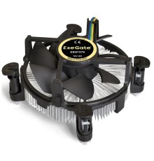Кулер ExeGate EE97379 (Al, LGA775/1150/1151/1155/1156/1200, TDP 65W, Fan 92mm, 2400RPM, Hydro bearing, 4pin, 23db, 175г, на защелках, с термопастой, Retail box) (116481)