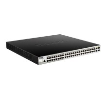 DGS-1210-52MPP/ME/B3A Управляемый L2 коммутатор с 48 портами 10/100/1000Base-T и 4 портами 1000Base-X SFP (48 портов PoE 802.3af/at, PoE-бюджет 740 Вт) {2}