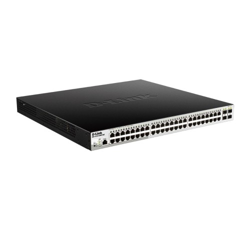 DGS-1210-52MPP/ME/B3A Управляемый L2 коммутатор с 48 портами 10/100/1000Base-T и 4 портами 1000Base-X SFP (48 портов PoE 802.3af/at, PoE-бюджет 740 Вт) {2}