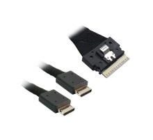Кабель Luxshare L285SL016-SD-R    Slimline SASx8  to 2x OCuLink x4 1M