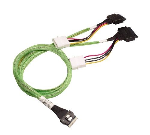 Кабель Luxshare L285SL028-SD-R Slimline SASx8 to 2x U.2 Direct, 1M Кабель Luxshare L285SL028-SD-R Slimline SASx8 to 2x U.2 Direct, 1M