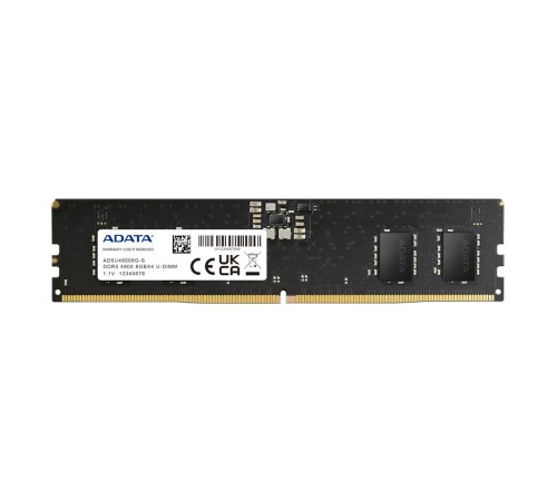 Оперативная память ADATA 8Gb DDR5 4800MHz [AD5U48008G-B]