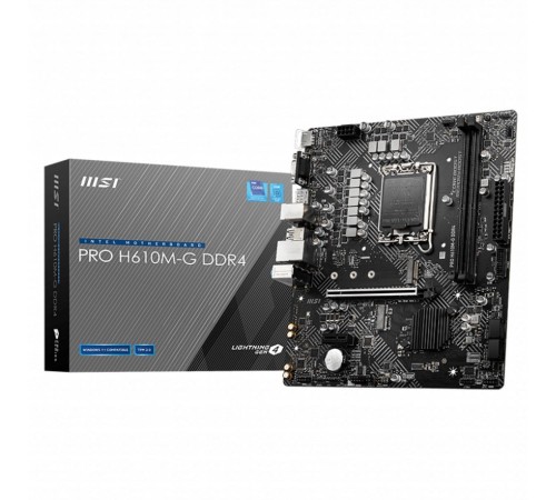 Материнская плата MSI PRO H610M-G DDR4