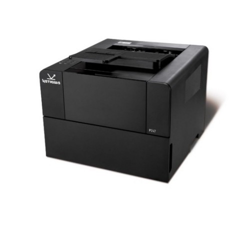 Катюша P247 (Принтер лазерный A4, 47 стр/мин, 1200 dpi, 512 Мб, LAN, USB, Wi-Fi, подача 550 листов, вывод 250 листов, 2,2" 4х-строчный экран + 15-кнопочная цифровая клавиатура, стартовый картридж 3 000 стр) (945182)