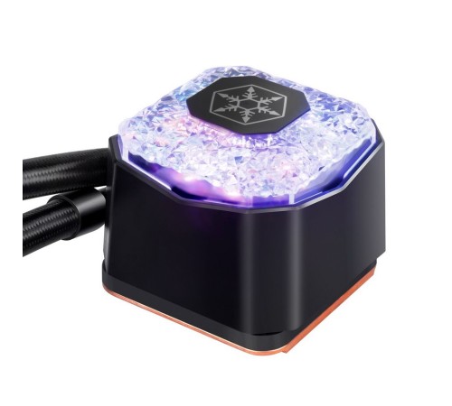 SST-IG240P-ARGB 240mm high-performance ARGB AIO liquid cooler with 2x120mm ARGB fan,Compatible with Intel LGA 115X/1366/1200/2011/2066 and AMD sTRX4/TR4/AM4/AM3/AM2/FM2/FM1 sockets  (811192) {6}