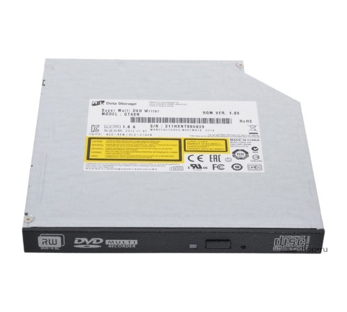 Привод DVD-RW LG DTC2N черный SATA slim внутренний oem Привод DVD-RW LG DTC2N черный SATA slim внутренний oem