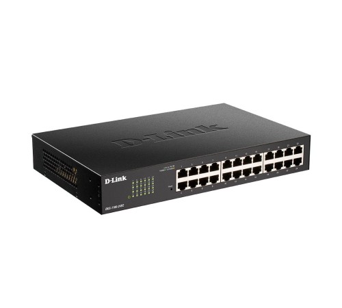 Коммутатор D-Link DGS-1100-24V2/A2A, L2 Smart Switch with 24 10/100/1000Base-T ports.8K Mac address, 802.3x Flow Control, 802.3ad Link Aggregation, Port Mirroring, 128 of 802.1Q VLAN, VID range 1-4094, Loopbac (DGS-1100-24V2/A2A)