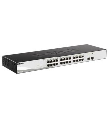 Коммутатор D-Link DGS-1210-26/F3A, L2 Smart Switch with  24 10/100/1000Base-T ports and 2 100/1000Base-X SFP ports. 8K Mac address, 802.3x Flow Control, 4K of 802.1Q VLAN, 4 IP Interface, 802.1p (DGS-1210-26/F3A)