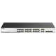 Коммутатор D-Link DGS-1210-28/F3A, L2 Smart Switch with  24 10/100/1000Base-T ports and 4 1000Base-T/SFP combo-ports.8K Mac address, 802.3x Flow Control, 256 of 802.1Q VLAN, VID range 1-4094, 4 IP Interface, 8 (DGS-1210-28/F3A)