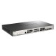 Коммутатор D-Link DGS-1210-28MP/ME/B2A, PROJ L2 Managed Switch with  24 10/100/1000Base-T ports and 4 1000Base-X SFP ports (24 PoE ports 802.3af/802.3at (30 W), PoE Budget 370 W).16K Mac address, 802.3x Flow Co (DGS-1210-28MP/ME/B2A)
