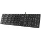 Клавиатура Genius SlimStar 126 Black Only Laser [31310017417] черная, тонкая, программируемая с технологией SmartGenius, 109 клавиш, USB 2.0, кабель 1.4 м (257950)