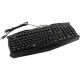 Клавиатура игровая Genius Scorpion K220 [31310475112] черная, 114 клавиш, защита от брызг, подсветка 7 цветов, USB 2.0, кабель 1.5 м (251781)