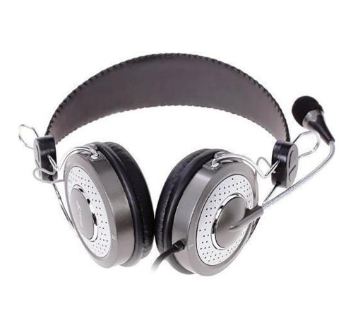 Гарнитура Genius HS-04SU, 2х mini jack 3.5mm, микрофон с шумоподавлением, поворачивающиеся чаши наушников, регулятор громкости на проводе