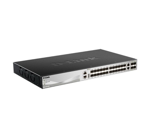 Коммутатор D-Link DGS-3130-30S/B1A 2x10G управляемый