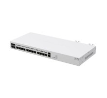 Маршрутизатор MikroTik Cloud Core Router 2116-12G-4S+ with Amazon Annapurna Labs Alpine v3 AL73400 CPU (16-cores, 2GHz per core), 16GB RAM, 4xSFP+ cage, 13xGbit LAN, M.2 PCIe slot, RouterOS L6, 1U rackmount case, D (CCR2116-12G-4S+)