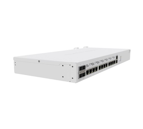 Маршрутизатор MikroTik Cloud Core Router 2116-12G-4S+ with Amazon Annapurna Labs Alpine v3 AL73400 CPU (16-cores, 2GHz per core), 16GB RAM, 4xSFP+ cage, 13xGbit LAN, M.2 PCIe slot, RouterOS L6, 1U rackmount case, D (CCR2116-12G-4S+)