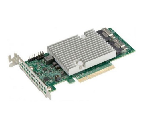 Контроллер Supermicro AOC-S3816L-L16IT-O 16-port/12Gb/s/ 122 SATA/SAS drives/HBA/SlimSASx8 (AOC-S3816L-L16IT-O)