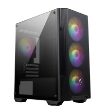 MAG FORGE M100A Mini-Tower, MATX, 1xUSB 3.0, 2xUSB 2.0, 4x120mm Auto RGB Fan, Acrylic Window, Brown Box