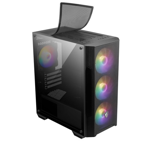 MAG FORGE M100A Mini-Tower, MATX, 1xUSB 3.0, 2xUSB 2.0, 4x120mm Auto RGB Fan, Acrylic Window, Brown Box MAG FORGE M100A Mini-Tower, MATX, 1xUSB 3.0, 2xUSB 2.0, 4x120mm Auto RGB Fan, Acrylic Window, Brown Box