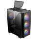 MAG FORGE M100A Mini-Tower, MATX, 1xUSB 3.0, 2xUSB 2.0, 4x120mm Auto RGB Fan, Acrylic Window, Brown Box