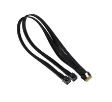 Кабель Supermicro CBL-SAST-1264-100 Slimline x8 (STR) to 2x MiniSAS HD x4,65CM,100 OHM,RoHS (CBL-SAST-1264-100)