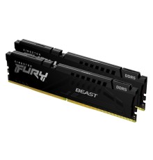 32GB Kingston DDR5 5200 DIMM FURY Beast Black EXPO Gaming Memory KF552C36BBEK2-32 Non-ECC, CL36 , 1.25V, 1RX8 (Kit of 2)  288-pin 16Gbit, RTL