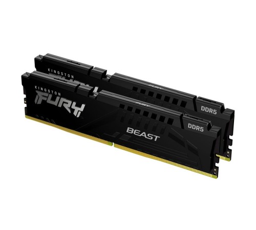 32GB Kingston DDR5 5200 DIMM FURY Beast Black EXPO Gaming Memory KF552C36BBEK2-32 Non-ECC, CL36 , 1.25V, 1RX8 (Kit of 2)  288-pin 16Gbit, RTL