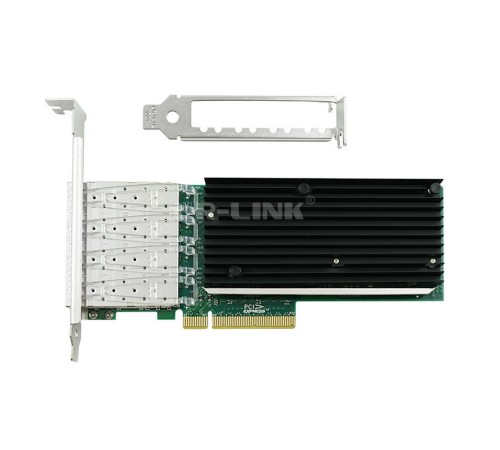 Сетевой адаптер PCIE 10GB FIBER 4SFP+ LREC9804BF-4SFP+ LR-LINK