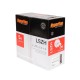 Кабель информационный Hyperline UUTP4-C5E-S24-IN-LSZH-GY-305 кат.5е U/UTP не экранированный 4X2X24AWG LSZH внутренний 305м серый