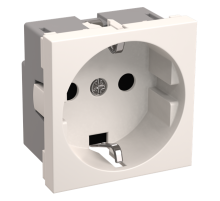 Розетка силовая (1 розетка) IEK (CKK-40D-RSZB2-K01-K) зазем. IP20 белый (упак.:1шт)