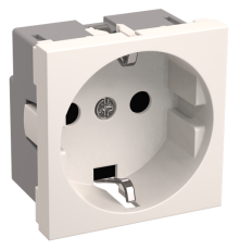 Розетка силовая (1 розетка) IEK (CKK-40D-RSZB2-K01-K) зазем. IP20 белый (упак.:1шт)