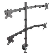 Кронштейн для мониторов Onkron D421E черный 13"-32" макс.32кг настольный поворот и наклон