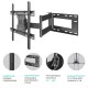 Кронштейн для телевизора Onkron M7L белый 40"-75" макс.68.2кг настенный поворот и наклон