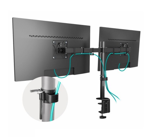 Кронштейн для мониторов Onkron D221E черный 13"-32" макс.16кг настольный поворот и наклон