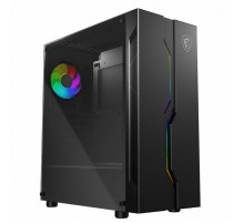 MAG VAMPIRIC 010X IN, 1xUSB 3.0, 2xUSB 2.0,1xARGB Fan, 1 to 4 LED HUB, Tempered Glass Window, Brown Box (652630)