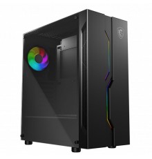 MAG VAMPIRIC 010X IN, 1xUSB 3.0, 2xUSB 2.0,1xARGB Fan, 1 to 4 LED HUB, Tempered Glass Window, Brown Box (652630)