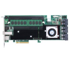 RAID-контроллер Areca ARC-1883ix-24 PCIe 3.0 x8 Full Profile, SAS/SATA 12G, RAID 0,1,5,6,10,50,60, 28port (6*int SFF8643 + 1*ext SFF8644), Cache 2GB (up to 8GB), RTL {5}