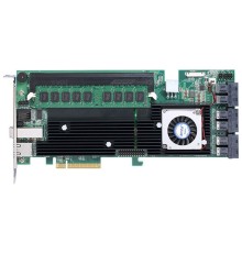 RAID-контроллер Areca ARC-1883ix-24 PCIe 3.0 x8 Full Profile, SAS/SATA 12G, RAID 0,1,5,6,10,50,60, 28port (6*int SFF8643 + 1*ext SFF8644), Cache 2GB (up to 8GB), RTL {5}