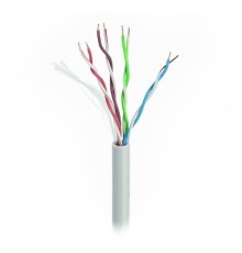 Кабель Cablexpert Кабель Cablexpert UPC-5004E-SOL UTP5e, 4 пары, 0.48 мм, CCA, однож., 305 м, серый (050630)