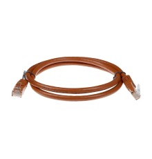 Кабель ACD Патч-корд ACD-LPU6Z-10N |ACD-LPU6Z-10N| Cat6 UTP 26AWG 4Pair, CU, LSZH, Коричневый, 1м