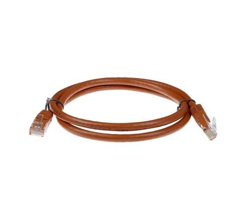 Кабель ACD Патч-корд ACD-LPU6Z-10N |ACD-LPU6Z-10N| Cat6 UTP 26AWG 4Pair, CU, LSZH, Коричневый, 1м Кабель ACD Патч-корд ACD-LPU6Z-10N |ACD-LPU6Z-10N| Cat6 UTP 26AWG 4Pair, CU, LSZH, Коричневый, 1м