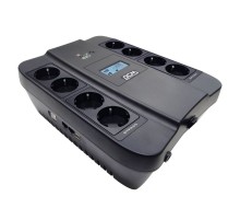 Источник бесперебойного питания Powercom Spider SPD-1100U LCD USB 605Вт 1100ВА черный