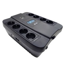 Источник бесперебойного питания Powercom Spider SPD-1100U LCD USB 605Вт 1100ВА черный