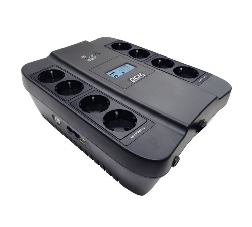 Источник бесперебойного питания Powercom Spider SPD-550U LCD USB 330Вт 550ВА черный Источник бесперебойного питания Powercom Spider SPD-550U LCD USB 330Вт 550ВА черный